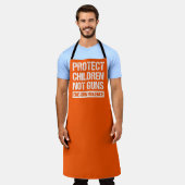 Bescherm kinderen, geen Pistolen - Stop Pistool ge Schort (Gedragen)