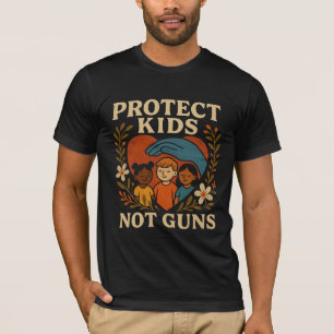 Bescherm kinderen, niet geweren is een beweging, g t-shirt