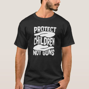 Bescherm kinderen Niet Pistolen Draag Oranje genoe T-shirt