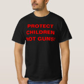 BESCHERM KINDEREN NIET PISTOLEN! Pro Pistool Contr T-shirt (Voorkant)