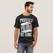 Bescherm kinderen niet tegen Pistool antiGun-Pisto T-shirt (Voorkant volledig)