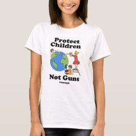Bescherm kinderen zonder Pistolen Activisme T-shirt