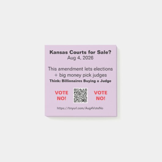 Bescherm KS-rechtbanken 4 augustus 2026 Post-it-br Post-it® Notes (Voorkant)