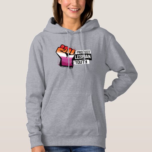 Bescherm Lesbische Jongeren Hoodie (Voorkant)