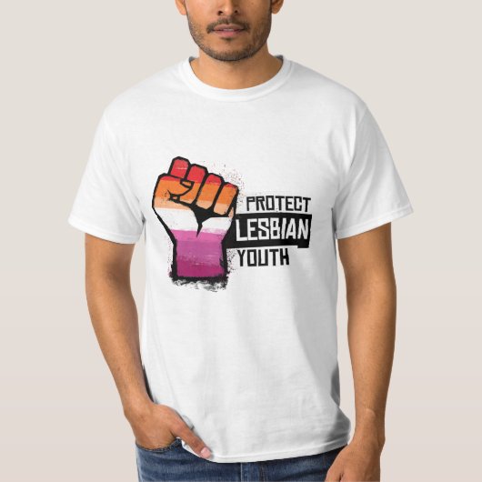 Bescherm Lesbische Jongeren T-shirt (Voorkant)