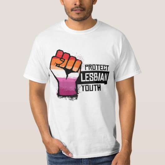 Bescherm Lesbische Jongeren T-shirt (Voorkant)