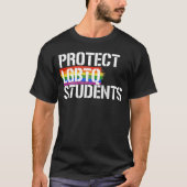 Bescherm LGBTQ-studenten T-shirt (Voorkant)