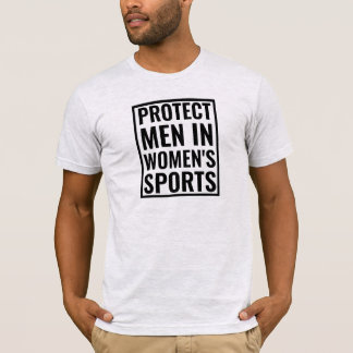 Bescherm Mannen In Vrouwensport T-shirt