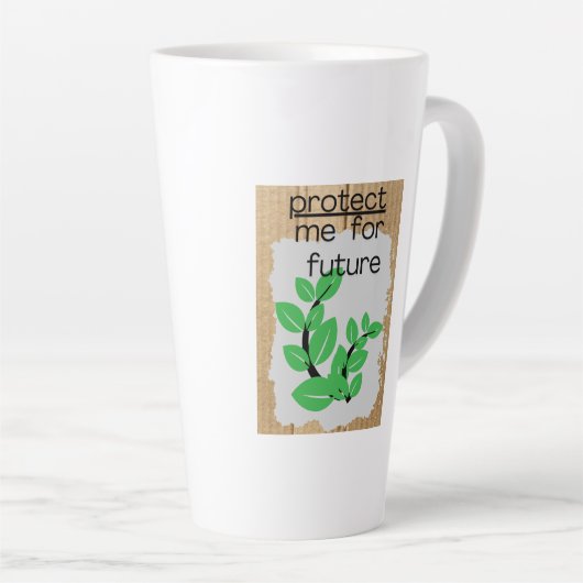 Bescherm me Latte mokken (Rechterhoek)