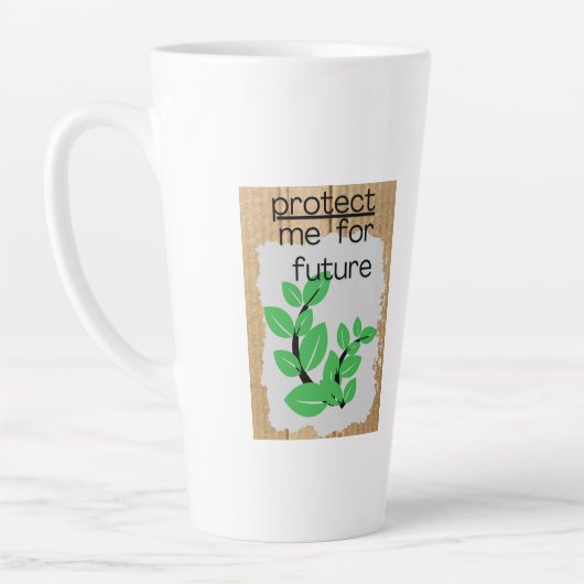 Bescherm me Latte mokken (Links)