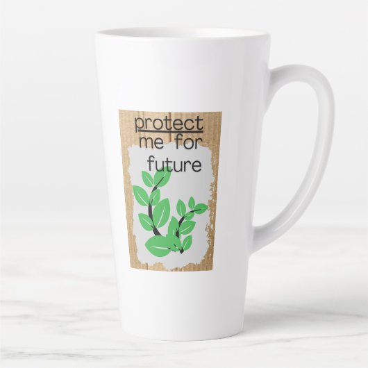 Bescherm me Latte mokken (Rechts)