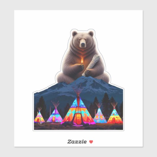 Bescherm mijn familie. sticker (Vel)