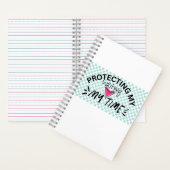 Bescherm mijn notitieboek van de schrijftijd (Binnen)
