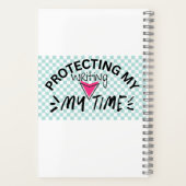 Bescherm mijn notitieboek van de schrijftijd (Achterkant)
