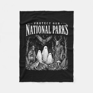 Bescherm nationale parken of achtervolg de achtert fleece deken