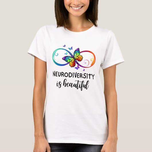 Bescherm neurodivergent Kinder Infinity Autisme T-shirt (Voorkant)
