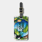 Bescherm ons huis 'Viral Eco-Friendly Wereldbol Ar Bagagelabel (Voorkant verticaal)