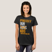Bescherm ons Kinder Pistool-eindgeweld T-shirt (Voorkant volledig)