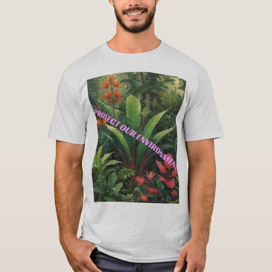 Bescherm ons milieu t-shirt (Voorkant)