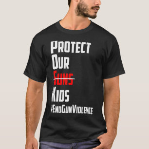 Bescherm ons Pistool Kind niet Pistool T-shirt