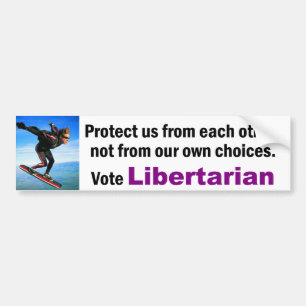 Bescherm ons tegen elkaar bumpersticker