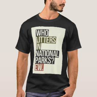 Bescherm onze 63 nationale parken VS Outdoor Wande T-shirt