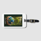 Bescherm onze aarde bagagelabel (Voorkant (horizontaal))