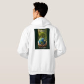 Bescherm onze aarde hoodie (Achterkant volledig)