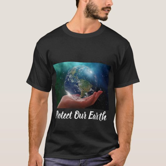 Bescherm onze aarde t-shirt (Voorkant)