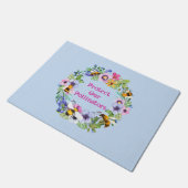 Bescherm onze bestuivers bijenbloemen deurmat (Schuin)