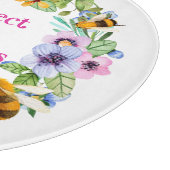 Bescherm onze bestuivers bijenbloemen snijplank (Hoek)