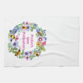 Bescherm onze bestuivers bijenbloemen theedoek (Horizontaal)