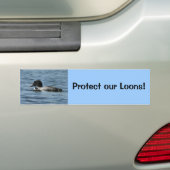 Bescherm onze Bumpersticker van Lonen (Op auto)