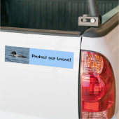 Bescherm onze Bumpersticker van Lonen (Op Truck)