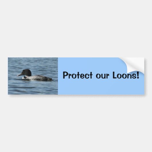 Bescherm onze Bumpersticker van Lonen (Voorkant)