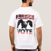 Bescherm onze democratie AMERIKA STEMMING T-shirt (Achterkant)
