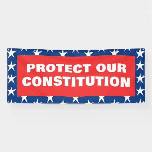 BESCHERM ONZE GRONDWET Banner (Horizontaal)