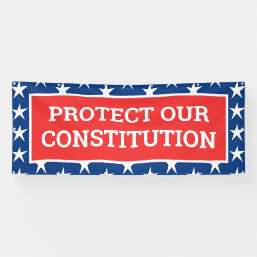 BESCHERM ONZE GRONDWET Banner (Horizontaal)