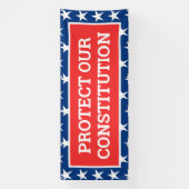 BESCHERM ONZE GRONDWET Banner (Verticaal)