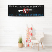 Bescherm onze kinderantiPistool-banner Spandoek (Insitu)