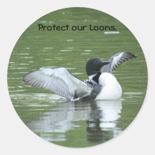 Bescherm onze Loon Stickers