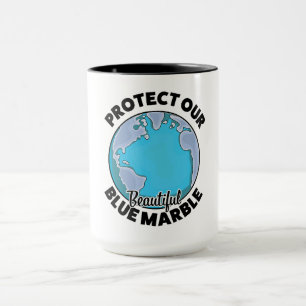 Bescherm onze mooie Blauwe Marmer Mok