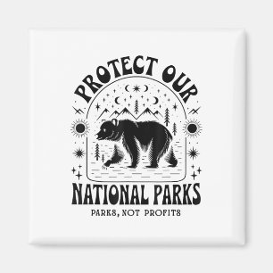 Bescherm onze nationale parken Defund Doge Parks N Magneet