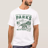 Bescherm onze Nationale Parken Defund Doge Parks T-shirt (Voorkant)