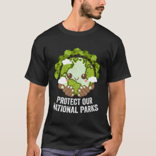 Bescherm onze Nationale Parken Ecologie Positieve T-shirt