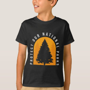 Bescherm onze nationale parken in de buitenlucht t-shirt