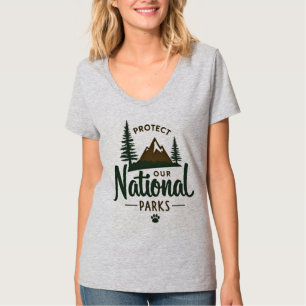 Bescherm onze nationale parken - Natuur activist T-shirt