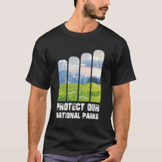 Bescherm onze nationale parken Natuur T-shirt