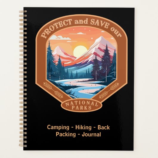 Bescherm onze nationale parken planner (Voorkant)