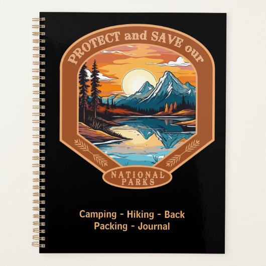 Bescherm onze nationale parken planner (Voorkant)